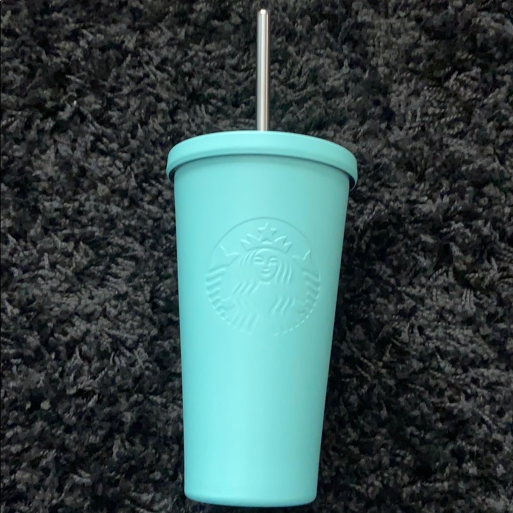 Tiffany Blue 16 oz grande sized stainless steel